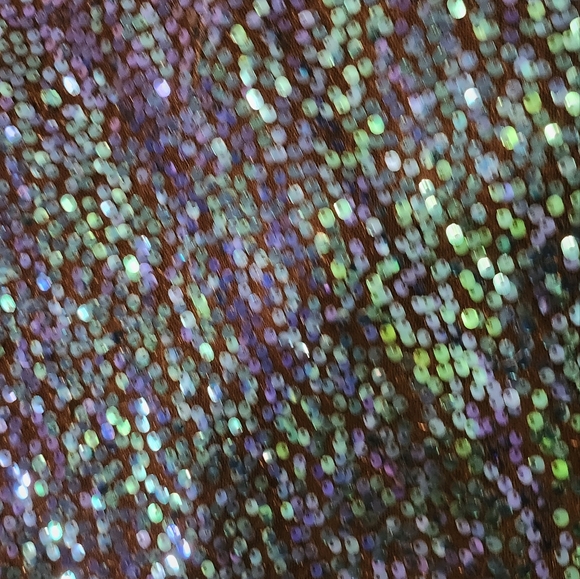 Small Cocktail Dress with cobalt blue/teal shimmering sequin 2012 h&m holiday - Picture 3 of 3